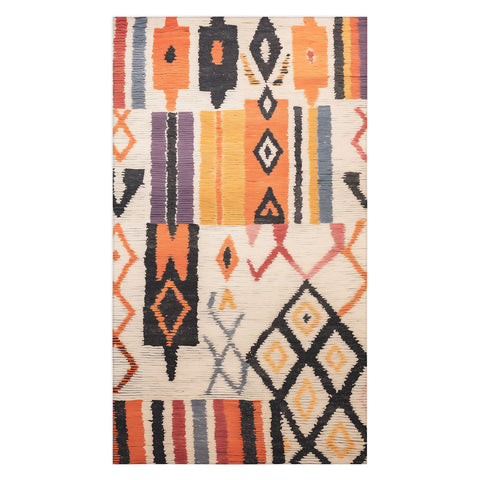 Zoltan Ratko Moroccan Berber Rug Design No5 Tablecloth