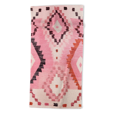 Zoltan Ratko Moroccan Berber Rug Design No6 Beach Towel