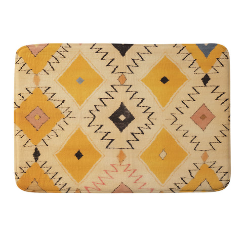 Zoltan Ratko Moroccan Berber Rug Design No7 Memory Foam Bath Mat