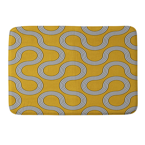 Zoltan Ratko My Favorite Geometric Pattern No3 Memory Foam Bath Mat
