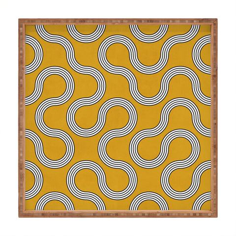 Zoltan Ratko My Favorite Geometric Pattern No3 Square Tray