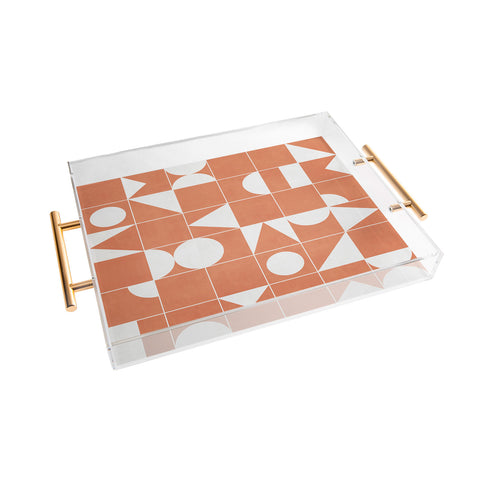 Zoltan Ratko My Favorite Geometric Patterns Acrylic Tray