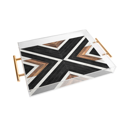 Zoltan Ratko Urban Tribal Pattern No1 Acrylic Tray