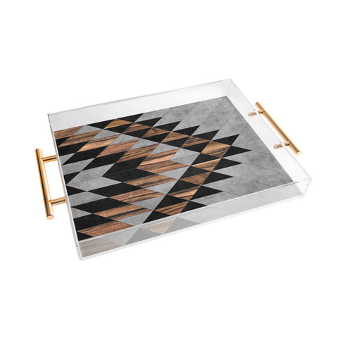 Zoltan Ratko Urban Tribal Pattern No10 Acrylic Tray