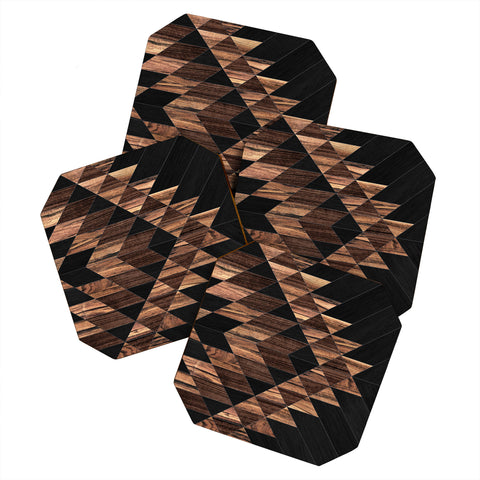Zoltan Ratko Urban Tribal Pattern No11 Coaster Set