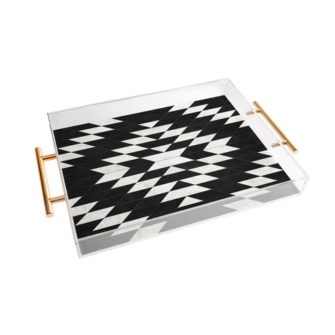 Zoltan Ratko Urban Tribal Pattern No14 Aztec Acrylic Tray
