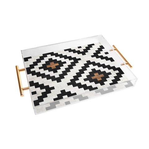 Zoltan Ratko Urban Tribal Pattern No16 Aztec Acrylic Tray