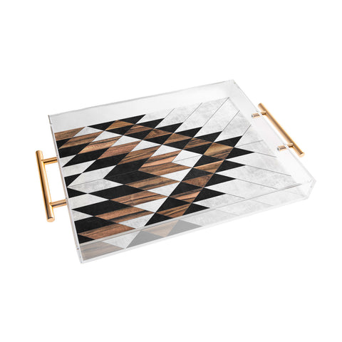 Zoltan Ratko Urban Tribal Pattern No9 Acrylic Tray