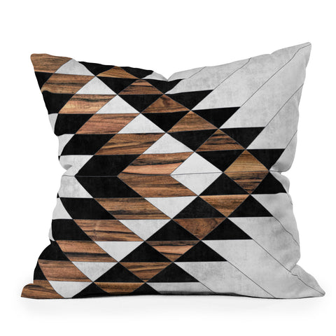 Zoltan Ratko Urban Tribal Pattern No9 Outdoor Throw Pillow