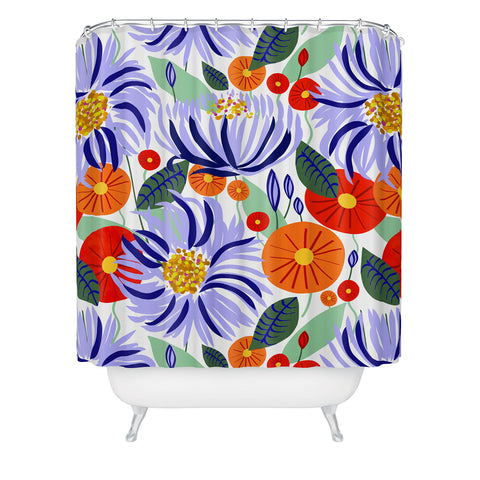 83 Oranges Alia Shower Curtain