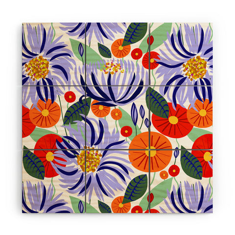 83 Oranges Alia Wood Wall Mural