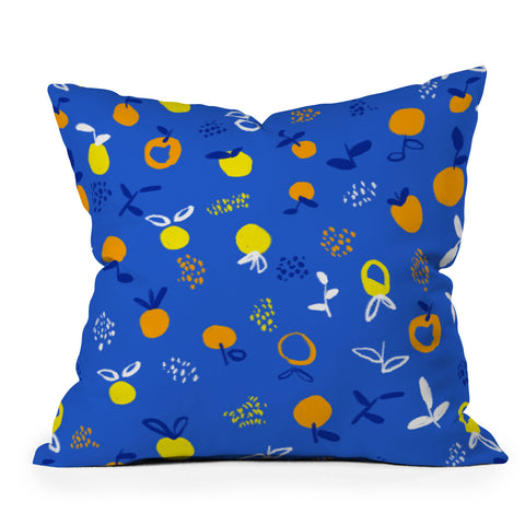 83 Oranges Always Summer In Good Company Throw Pillow