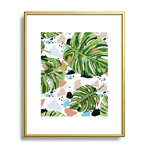 83 Oranges And I Find Missing Pieces Metal Framed Art Print