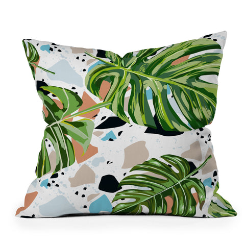 83 Oranges And I Find Missing Pieces Throw Pillow