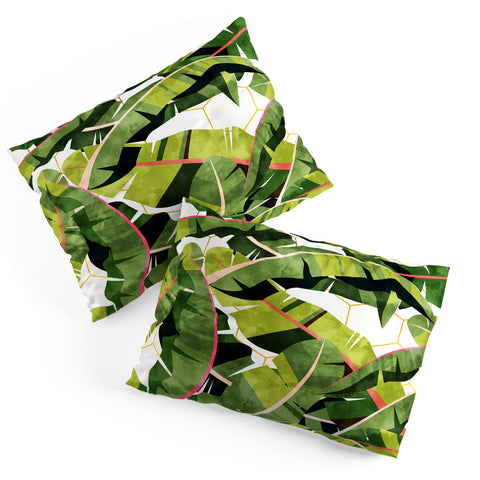 83 Oranges Banana Leaf Salad Pillow Shams