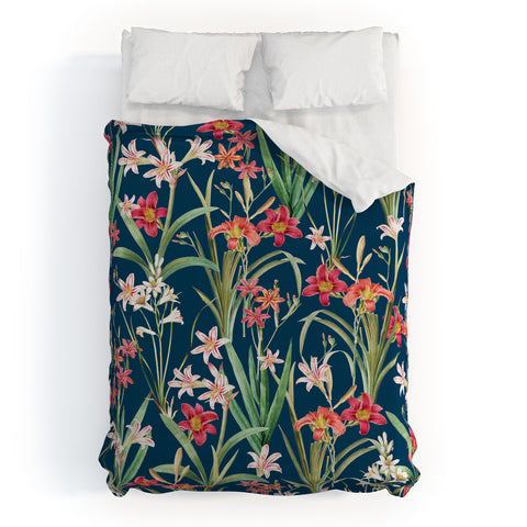 83 Oranges Blossom Botanical Duvet Cover