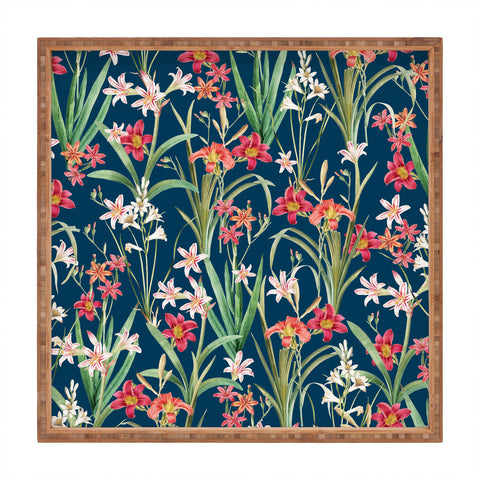 83 Oranges Blossom Botanical Square Tray