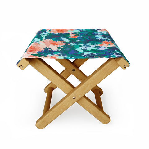 83 Oranges Blossomed Garden Folding Stool