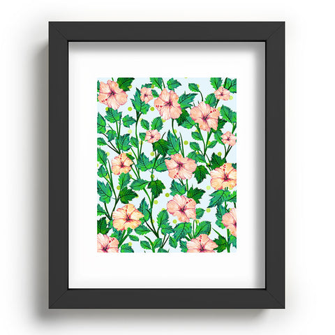 83 Oranges Blush Blossom Recessed Framing Rectangle