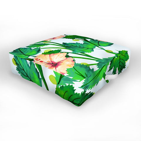 83 Oranges Blush Blossom Outdoor Floor Cushion
