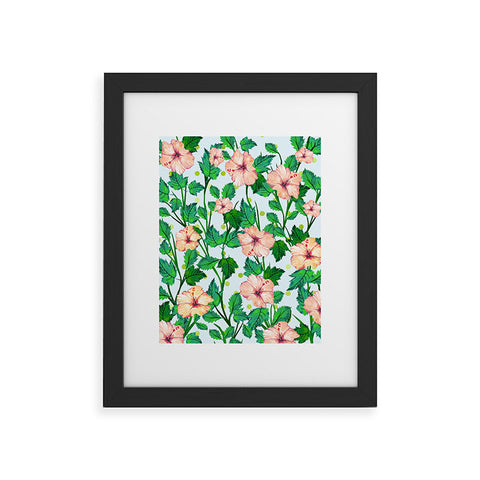 83 Oranges Blush Blossom Framed Art Print