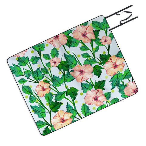 83 Oranges Blush Blossom Picnic Blanket