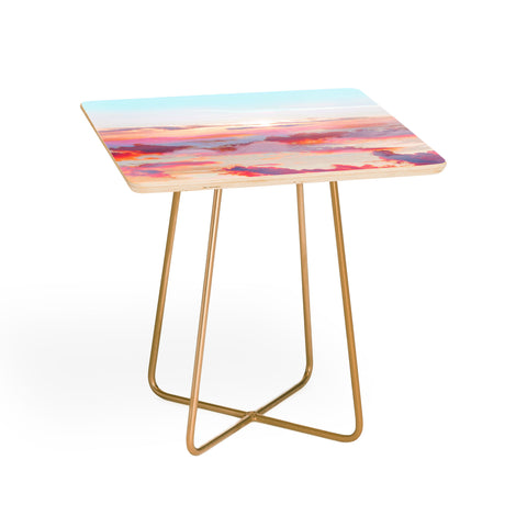 83 Oranges Blush Clouds Side Table