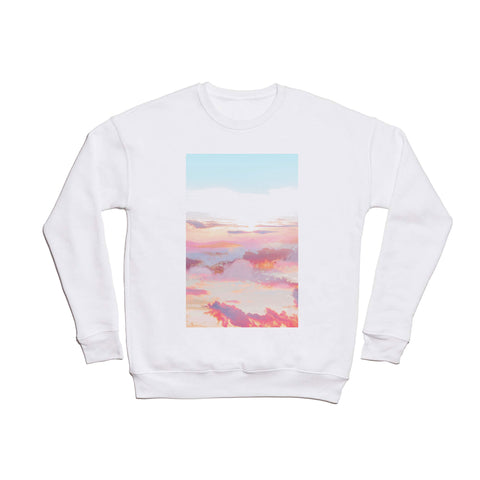 83 Oranges Blush Clouds Crewneck Sweatshirt