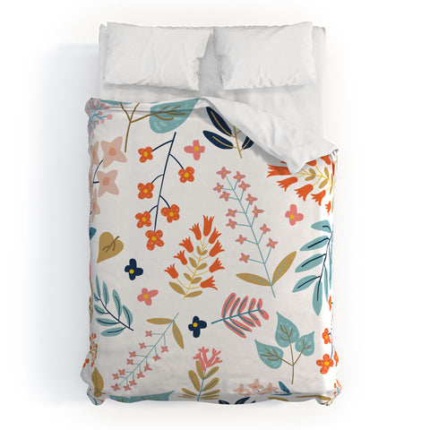 83 Oranges Botanical Harmony Duvet Cover