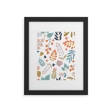 83 Oranges Botanical Harmony Framed Art Print