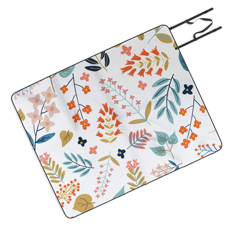 83 Oranges Botanical Harmony Picnic Blanket