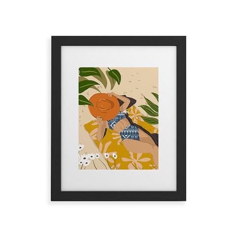 83 Oranges Bring Your Own Sunshine Framed Art Print