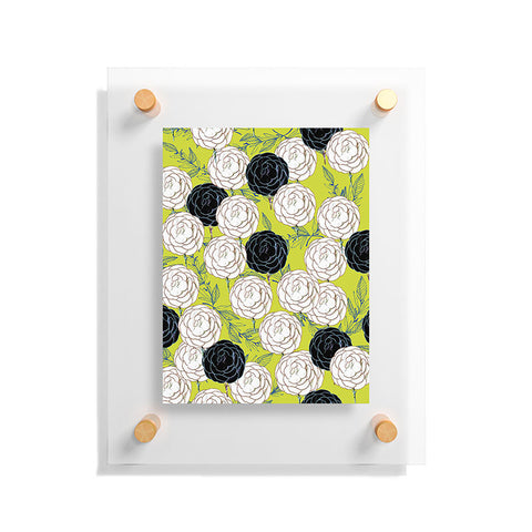 83 Oranges Carnations Floating Acrylic Print