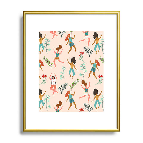 83 Oranges Central Park Zumba Metal Framed Art Print