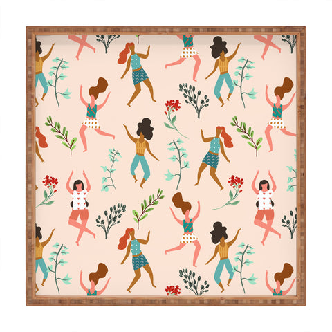 83 Oranges Central Park Zumba Square Tray