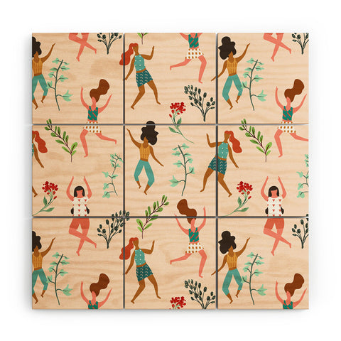 83 Oranges Central Park Zumba Wood Wall Mural