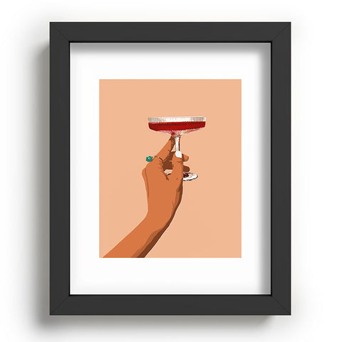 83 Oranges Cheers to Love Recessed Framing Rectangle