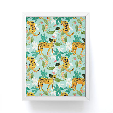 83 Oranges Cheetah Jungle Framed Mini Art Print
