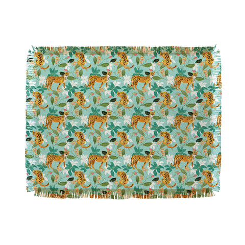 83 Oranges Cheetah Jungle Throw Blanket