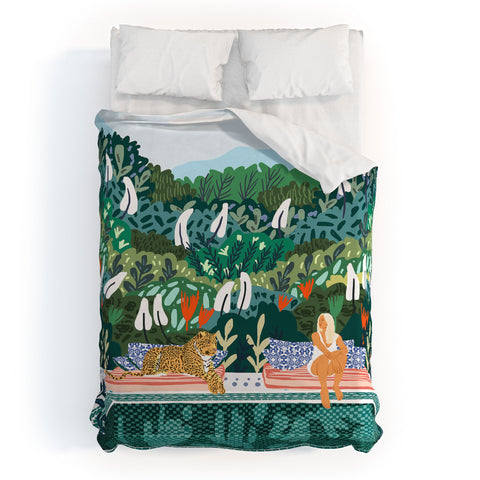 83 Oranges Chilling II Duvet Cover