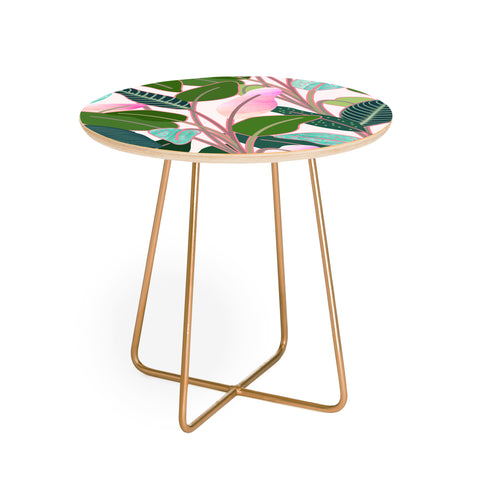 83 Oranges Color Paradise Round Side Table