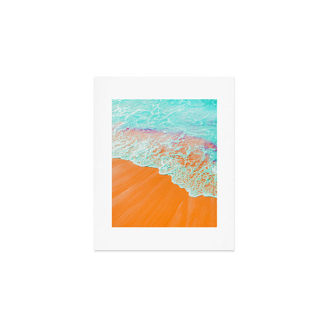 83 Oranges Coral Shore Art Print