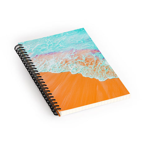 83 Oranges Coral Shore Spiral Notebook