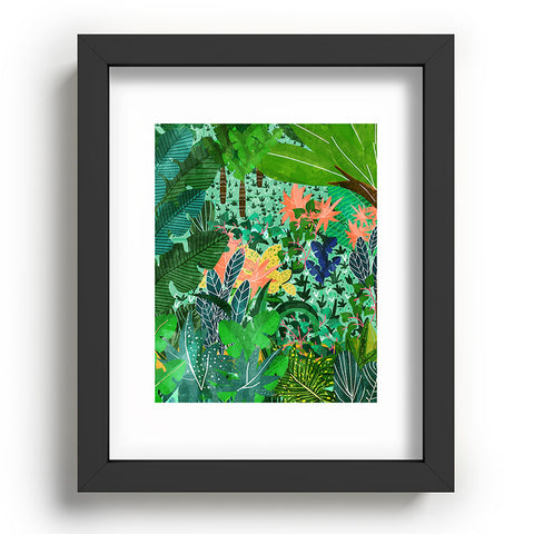 83 Oranges Dense Forest Recessed Framing Rectangle