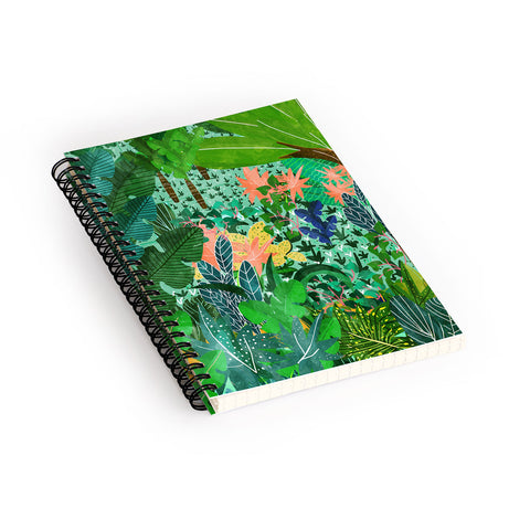 83 Oranges Dense Forest Spiral Notebook