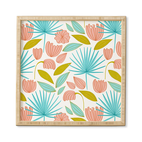 83 Oranges Divine Floral Framed Wall Art