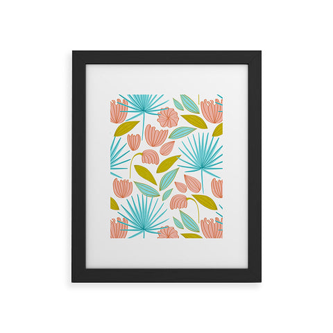 83 Oranges Divine Floral Framed Art Print