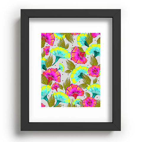 83 Oranges Ecstatic Floral Recessed Framing Rectangle