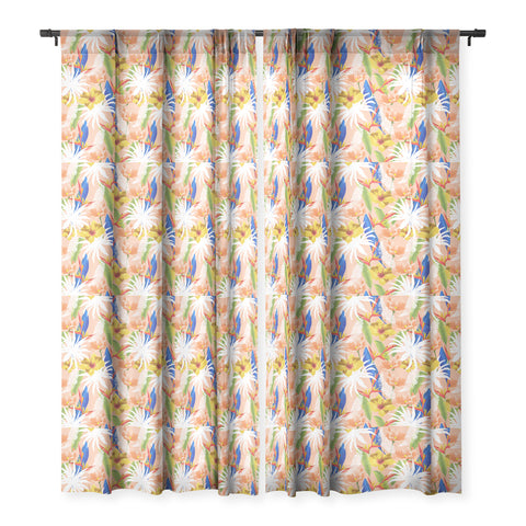83 Oranges Expression and Purity Sheer Window Curtain