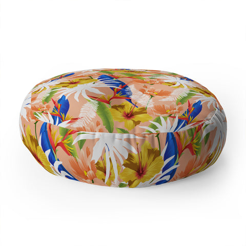 83 Oranges Expression and Purity Floor Pillow Round